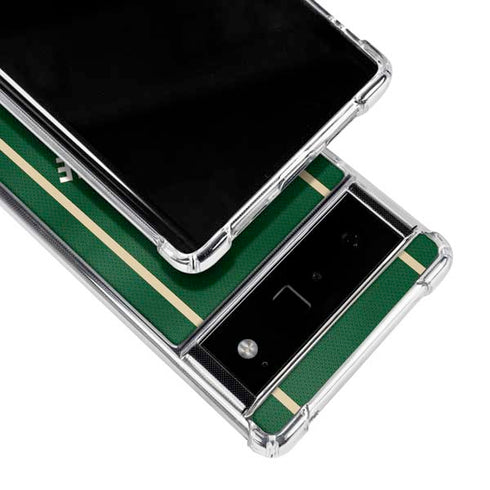 NBA Milwaukee Bucks Jersey Google Pixel 6 Clear Case